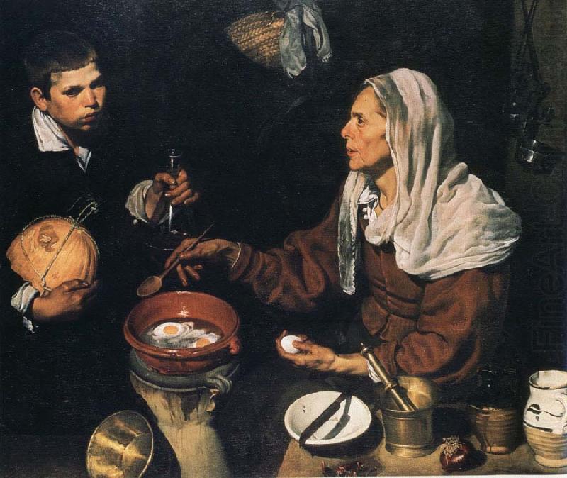 Diego Velazquez Old Woman Cooking Eggs china oil painting image